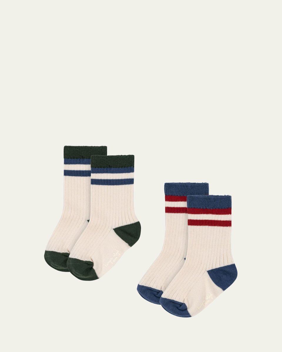 Boy's 2-Pack Ribbed Socks, 6M
